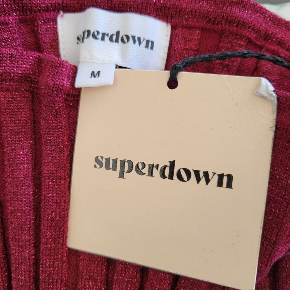 New Revolve Superdown Ribbed Iris One Shoulder Cr… - image 7